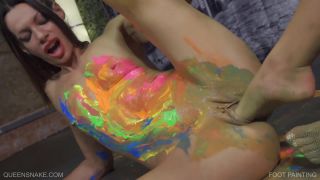 Foot Painting Jessica - anal fisting - femdom porn sadie holmes femdom-0