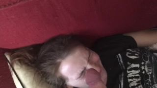 Masturbating To My Sister On The Couch At Home - Slim Amateur - lesbian lingerie - fetish porn glasses fetish-3