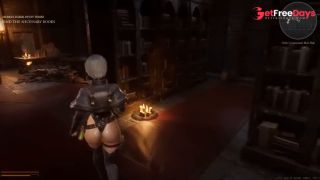 monsters in a cave had a group sex with a cute nun. HD 3D Hentai Game Uncensored-3