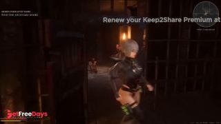 monsters in a cave had a group sex with a cute nun. HD 3D Hentai Game Uncensored-6