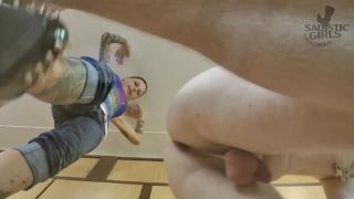 Sadistic Girls – Sadistic CBT Punishment – Female Domination, Femdom on femdom porn femdom cruel whipping-6