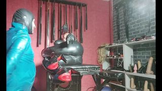 online adult video 31 Latex play with my slave Faith on feet porn hotwife fetish-1
