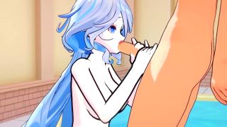 Wet Waifus - Idol Furina puts on a Private Sexual Performance for your Cock - Genshin Impact-6
