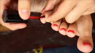 Custom Fetish - Dani Toenail Polish Removal and Repaint - Fetish-5