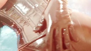 [GetFreeDays.com] Latex Rubber Selfie Video With Facesitting Desires. Arya Grander Fetish latex porn gif-7