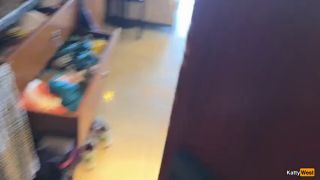 Almost Caught My husband came back from Trip and I didnt have time to fuck my lover in the bathroom - Cum on tits-1