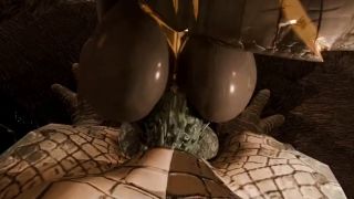 Big Dick Huge mutant fucks cute virgin doggystyle-9