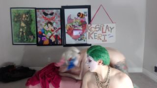 M@nyV1ds - Kosplay_Keri - SS Joker and Harley Quinn Easter camshow-6