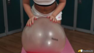 online clip 21 DownBlouse Jerk - A good stretch on fetish porn satin fetish porn-2