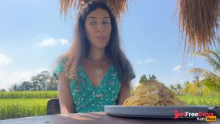 [GetFreeDays.com] Public Cumwalk in Cafe , Eating Pasta Carbonara with Sperm on Face Adult Film July 2023-2