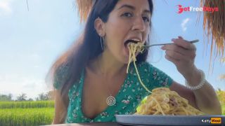 [GetFreeDays.com] Public Cumwalk in Cafe , Eating Pasta Carbonara with Sperm on Face Adult Film July 2023-5