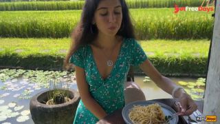 [GetFreeDays.com] Public Cumwalk in Cafe , Eating Pasta Carbonara with Sperm on Face Adult Film July 2023-9