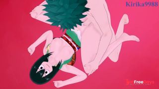 [GetFreeDays.com] Tsuyu Asui Kimono and Izuku Midoriya have intense sex in the bedroom. - My Hero Academia Hentai Sex Leak January 2023-3