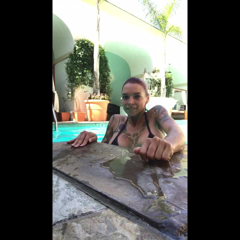 Anna Bell Peaks - annabellpeaksxx () Annabellpeaksxx - this outdoor pool video not quite safe for ig 15-06-2017