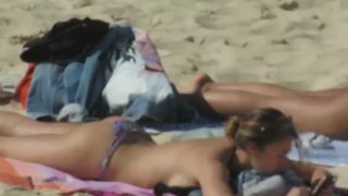 Three amazing bubble butts on beach-5