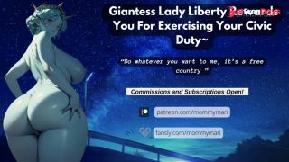 [GetFreeDays.com] Giantess Lady Liberty Rewards You For Exercising Your Civic Duty Sex Clip April 2023-2