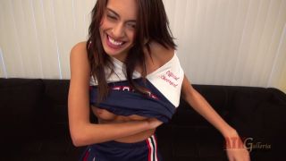 Cute cheerleader outfit on sexy babe janice griffith toying sy....-3