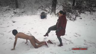 online porn clip 10 Beaten In Snow, lady kate femdom on fetish porn -0