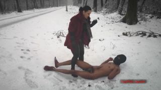 online porn clip 10 Beaten In Snow, lady kate femdom on fetish porn -6