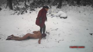 online porn clip 10 Beaten In Snow, lady kate femdom on fetish porn -7