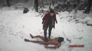 online porn clip 10 Beaten In Snow, lady kate femdom on fetish porn -8