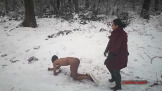 online porn clip 10 Beaten In Snow, lady kate femdom on fetish porn -9