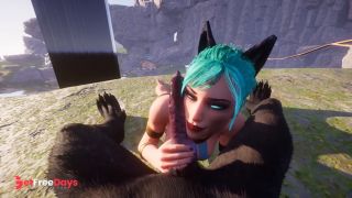 [GetFreeDays.com] Furry Wolf Fuck Petite Blue Hair Girl Yiff Hentai Adult Film June 2023-4