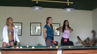 free online video 17 Strapon fucked by the pooltable FFFM, nylon fisting on strap on -0