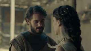 Bella Dayne, Lise Slabber - Troy Fall of a City s01e01 (2018) HD 1080p!!!-0