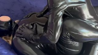 Latex Leggings Latex vagina mask. Rubber gas mask fuck-6