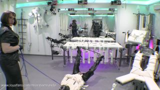 online xxx video 23 Miss Miranda - Heavy Leather Hood Behind the Scenes Upside Down Suspension - FullHD 1080p | femdom | bdsm porn surgical fetish-8