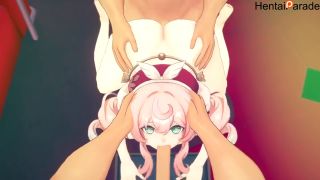 Petite Gangbang Hyacine get Gangbang Hentai Honkai Star Rail Uncensored-3
