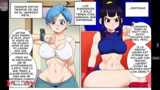 Videl Bulma and Android 18 want to ride the huge cocks of the Dragon Ball Z Warriors-2