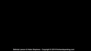 xxx clip 34 Firm Hand Spanking – MP4/HD – Belinda Lawson – The Institute – N/Standing on tiptoe, totally nude, Belinda Lawson is caned held on Helens back, brianna femdom on femdom porn -4