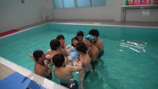 A petite and timid competitive swimming girl is surrounded by strong swimmers, gangbang in the swimming club. Asano Kokoro ⋆.-7