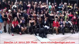 DDI Group Photoshoot DomCon LA 2014 FemDom Timelapse Latex!-7