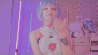 YourTeenWaifu – Rei Ayanami Sucks a Dildo teen -0