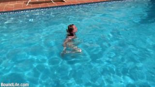 adult video clip 45 BoundLife – Swimming in chastity, bdsm dildo machine on femdom porn -7