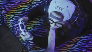 Hd Porn Gamer gets interrupted by big dick Spillz freeuse-3