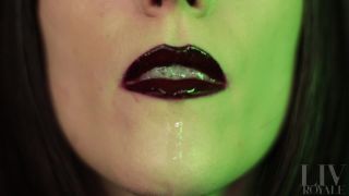 porn video 10 Liv Royale – Grotesque Mouth and Spit Play, primal fetish on femdom porn -1