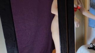 Dick Flash Random Stranger Cums In My Panties In Public Store Dressing -3