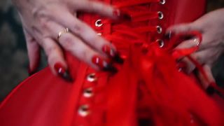 free porn clip 14 Miss Ellie Mouse – Hot Brunette in Red Corset - miss ellie mouse - bdsm porn ear fetish porn-1