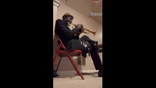 Naked Trumpeter playing Nothing on by Tank-8