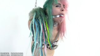 free xxx video 22 MetalBondage – Lucy Elena – steel strappado - metalbondage - bdsm porn spandex fetish-8