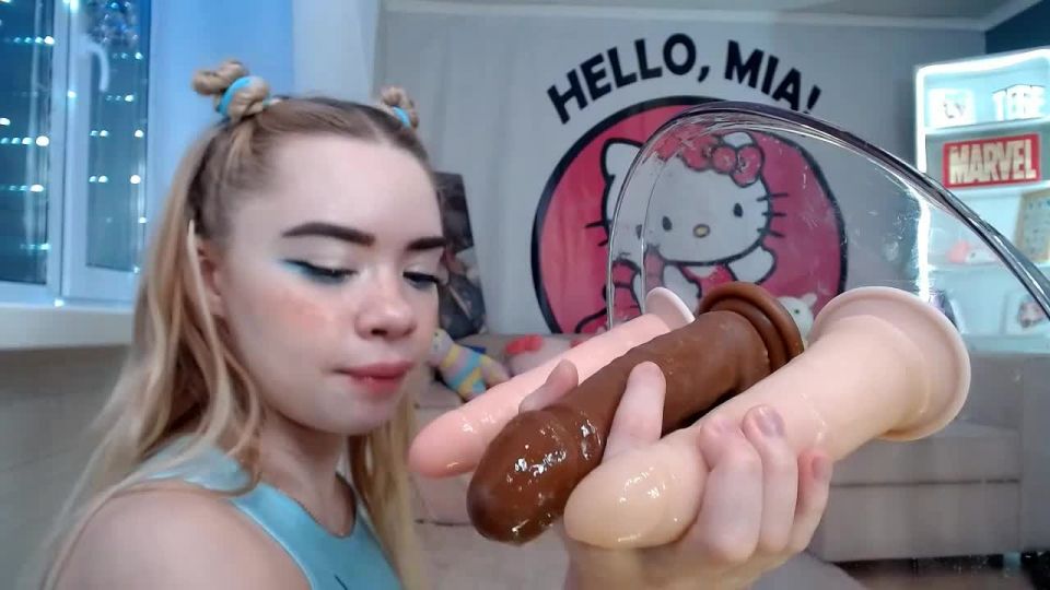 online clip 49 Mia Melon – Triple Deepthroat Squirtel - deepthroat - fetish porn teen casting blowjob