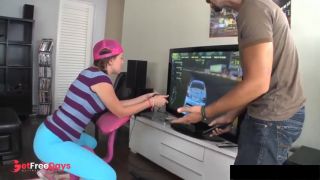 [GetFreeDays.com] PAWG Gamer Girl With Her Bright Blue Tight Yoga Pants 4K 60 FPS Sex Clip December 2022-0