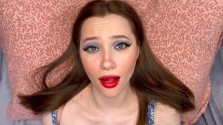 online adult video 2 Babyheavanian – Blue eye shaddow red lipstick face fetish, female neck fetish on fetish porn -5