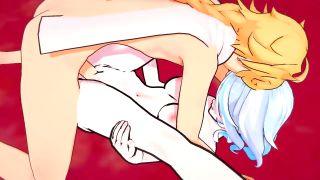 Wet Waifus - Furina non-stop fucking for 20 hours - Genshin Impact Hentai-2