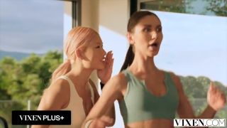 Amateur Wife Sharing VIXEN Friendly Rivals Jadilica And Dolly Orchid Compete For His Hard Cock-3