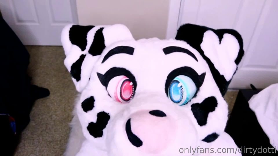 Dotti Pink - Knotted Cum Slut  - fursuit - teen one piece femdom